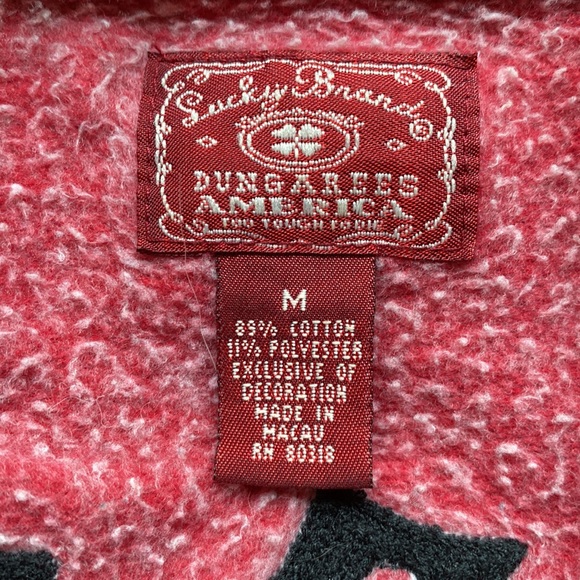 Vintage Lucky zip up sweatshirt M - Picture 3 of 3